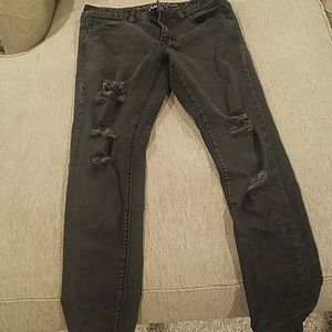 American Eagle blackish grey jeans